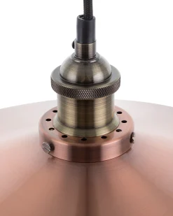 Beliani Riippuvalaisin Metalli Kupari Pelly Fashion