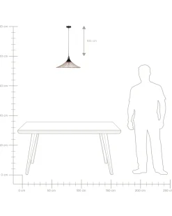 Beliani Riippuvalaisin Metalli Kupari Giona Online