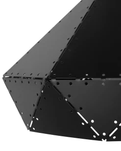 Beliani Riippuvalaisin Metalli Musta Somme Online