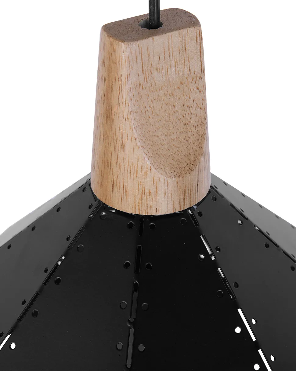 Beliani Riippuvalaisin Metalli Musta Somme Online