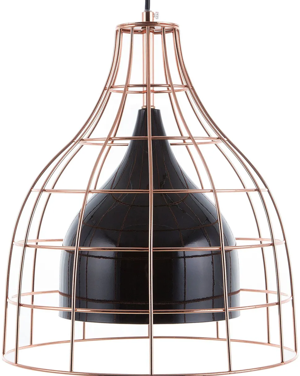 Beliani Riippuvalaisin Metalli Musta/Kupari Tresa Best