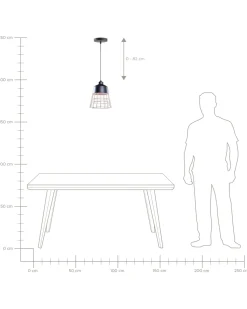 Beliani Riippuvalaisin Metalli Musta/Kupari Monte Best Sale