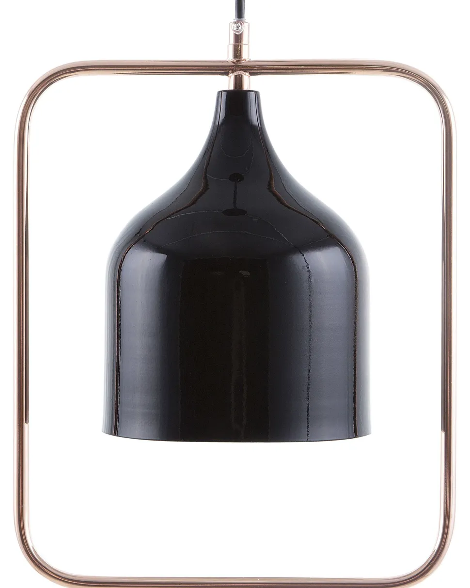 Beliani Riippuvalaisin Metalli Musta Mavone Outlet