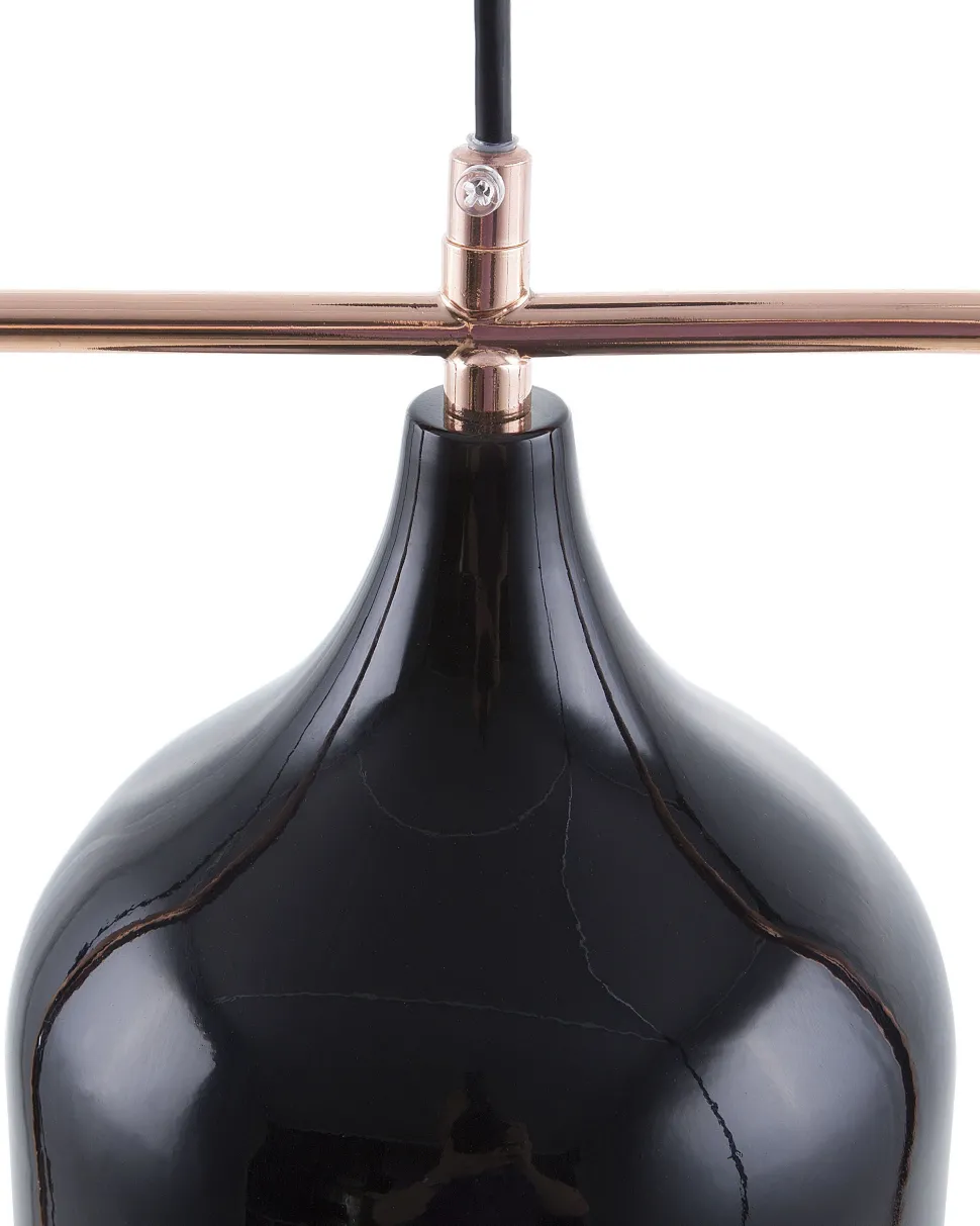 Beliani Riippuvalaisin Metalli Musta Mavone Outlet