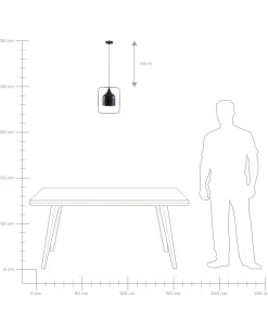 Beliani Riippuvalaisin Metalli Musta Mavone Outlet