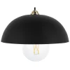 Beliani Riippuvalaisin Metalli Musta Tordera New