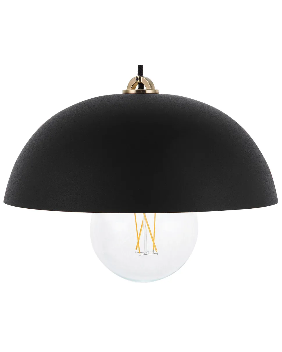 Beliani Riippuvalaisin Metalli Musta Tordera New