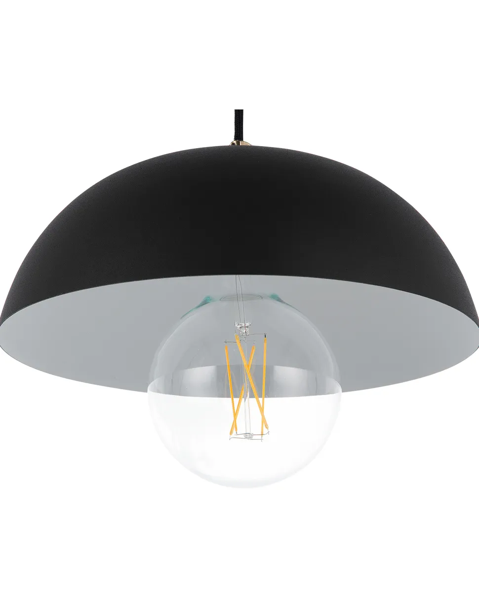 Beliani Riippuvalaisin Metalli Musta Tordera New