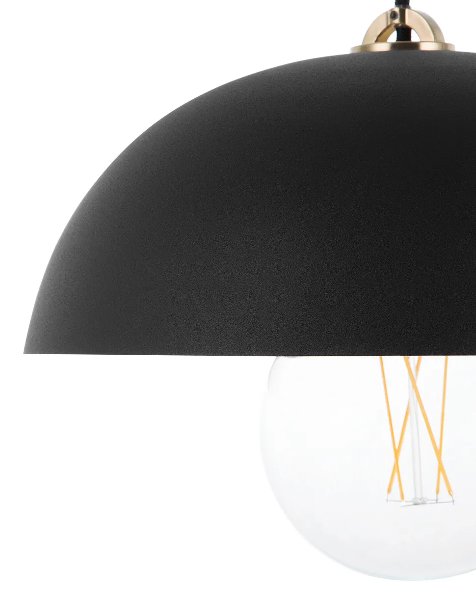 Beliani Riippuvalaisin Metalli Musta Tordera New