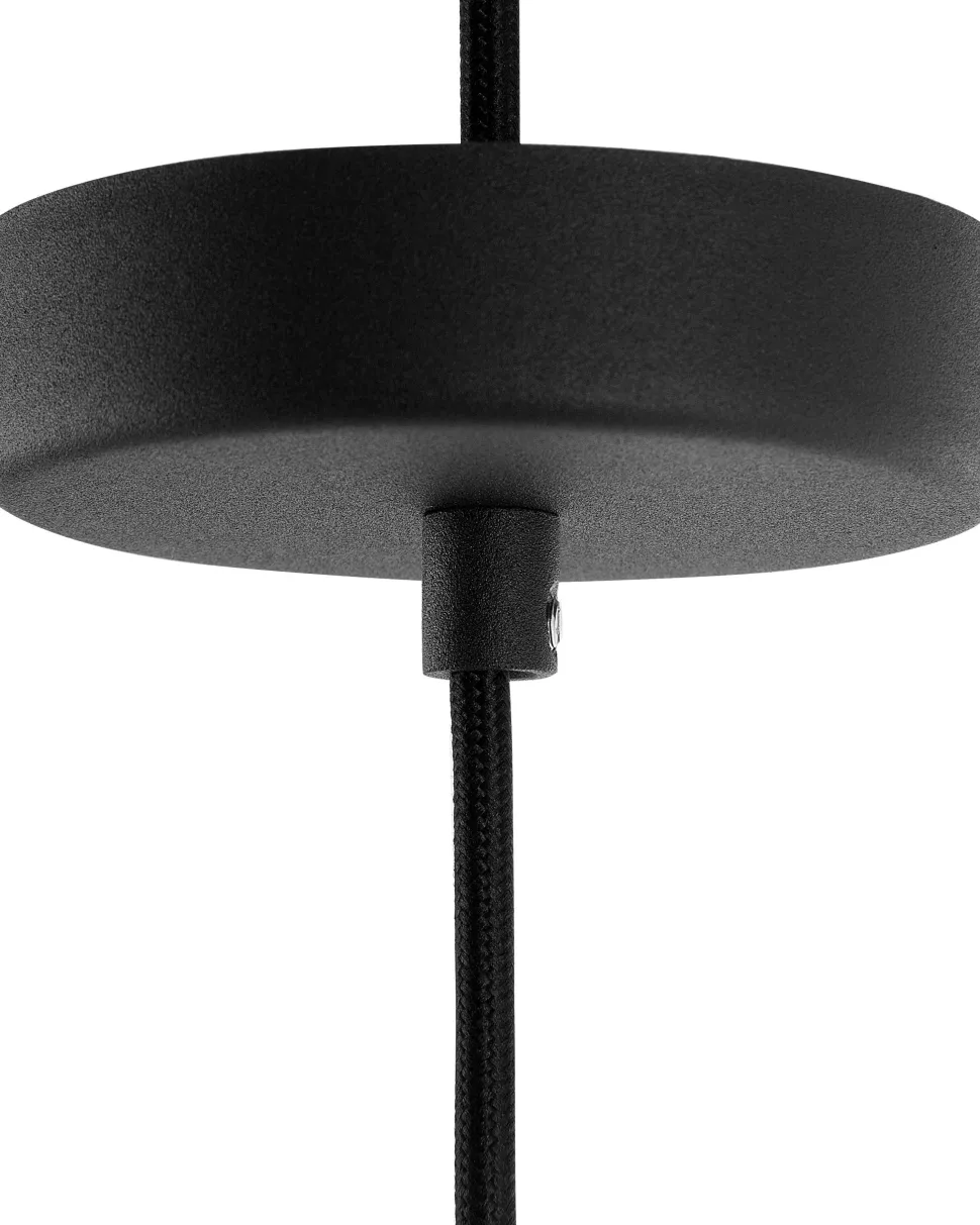 Beliani Riippuvalaisin Metalli Musta Tordera New