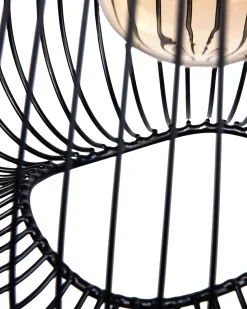 Beliani Riippuvalaisin Metalli Musta Conca Sale