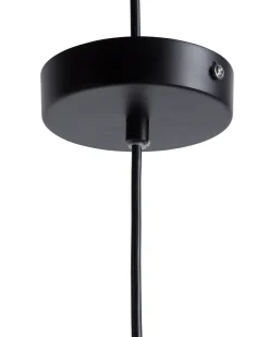 Beliani Riippuvalaisin Metalli Musta Conca Sale