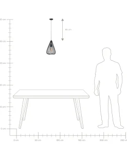 Beliani Riippuvalaisin Metalli Musta Conca Sale