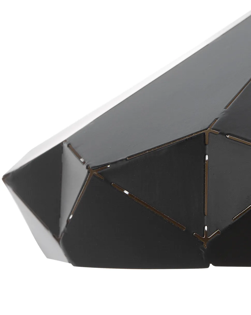 Beliani Riippuvalaisin Metalli Musta Nevola Flash Sale