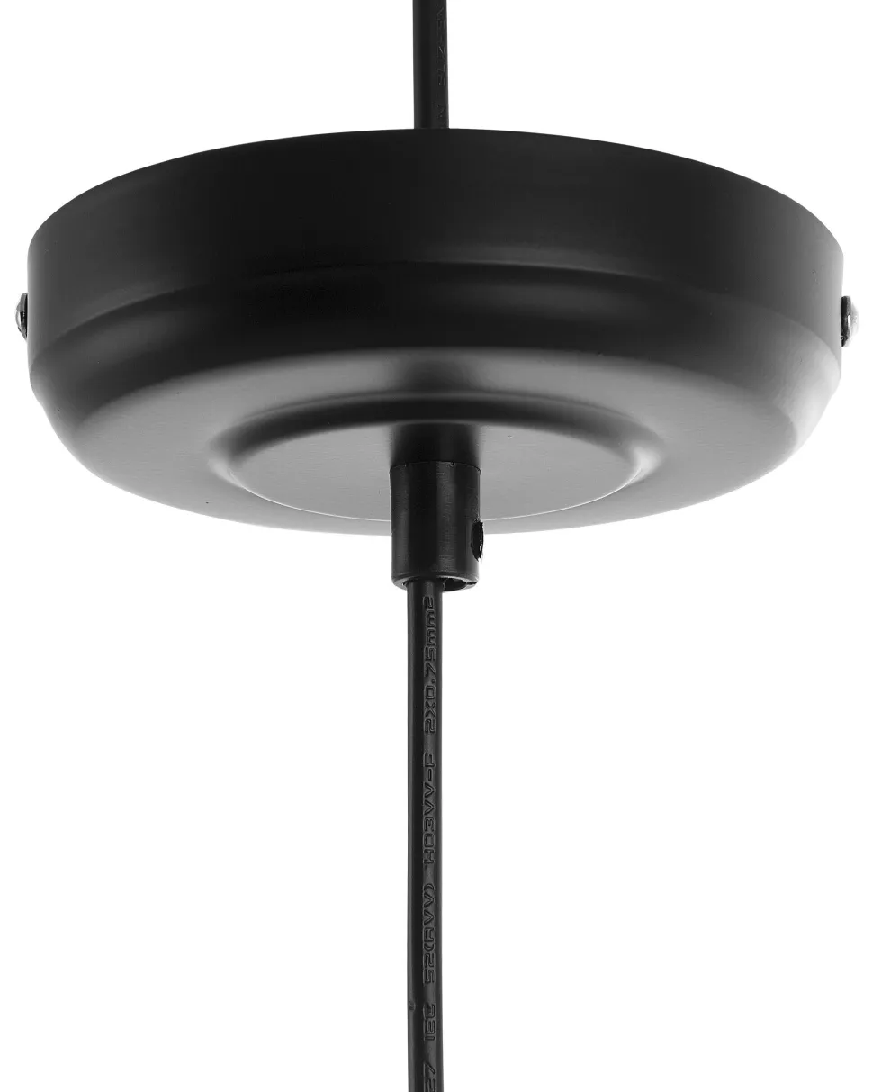 Beliani Riippuvalaisin Metalli Musta Nevola Flash Sale