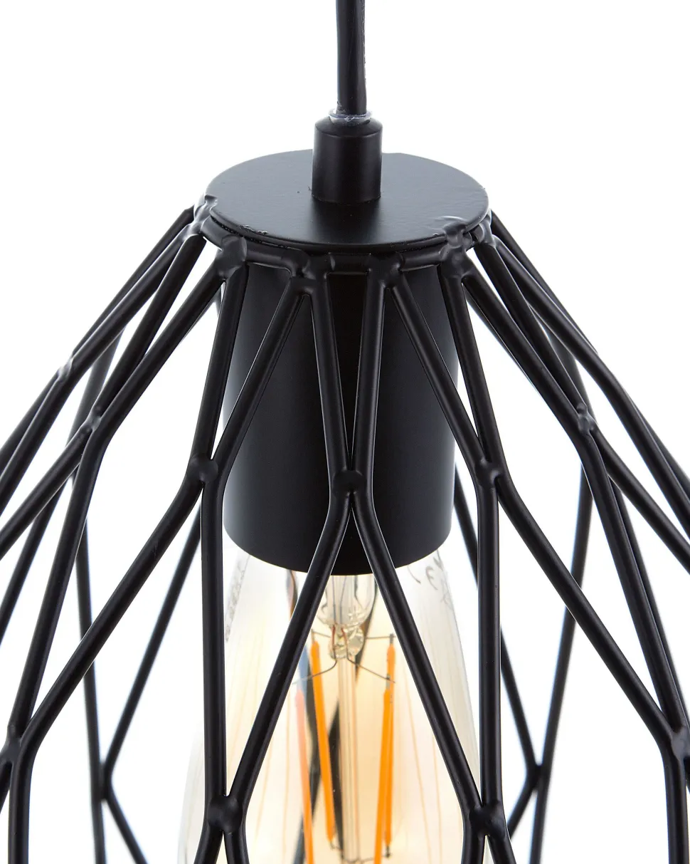 Beliani Riippuvalaisin Metalli Musta Magra Cheap