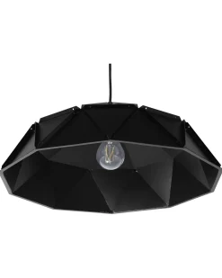 Beliani Riippuvalaisin Metalli Musta Senia Hot