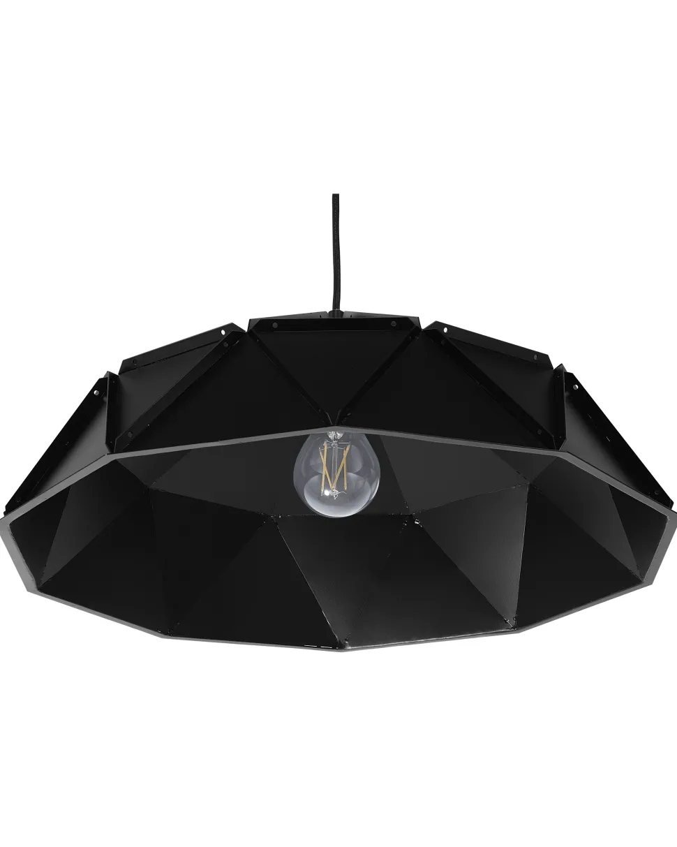 Beliani Riippuvalaisin Metalli Musta Senia Hot