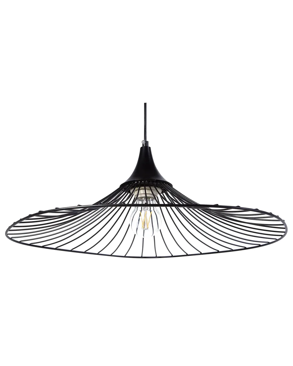 Beliani Riippuvalaisin Metalli Musta Mazaro Hot