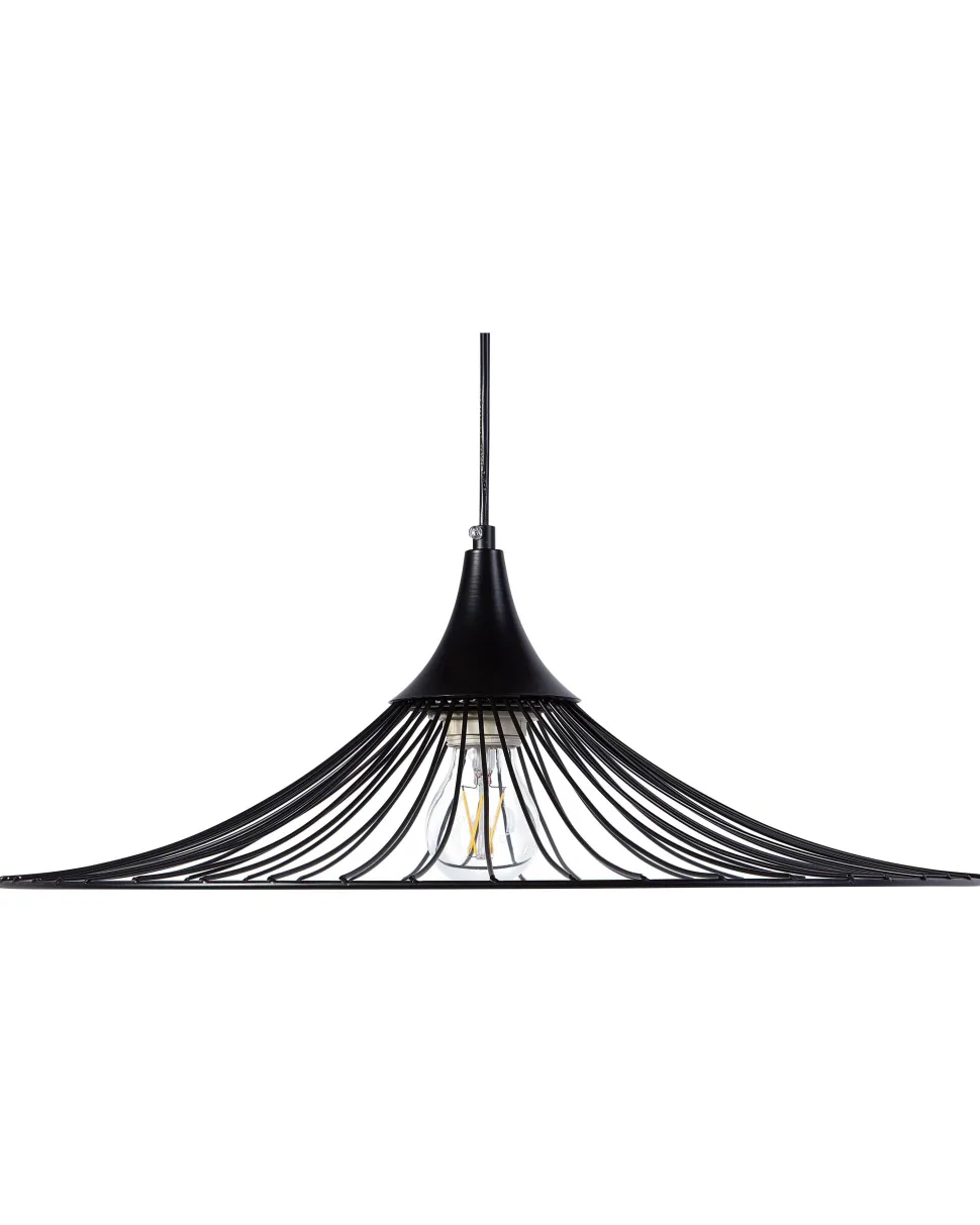 Beliani Riippuvalaisin Metalli Musta Mazaro Hot