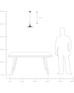 Beliani Riippuvalaisin Metalli Pieni Musta/Kupari Swift Best Sale
