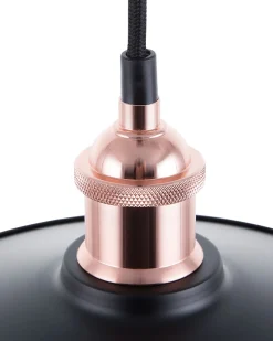 Beliani Riippuvalaisin Metalli Pieni Musta/Kupari 3 Kpl Swift Online