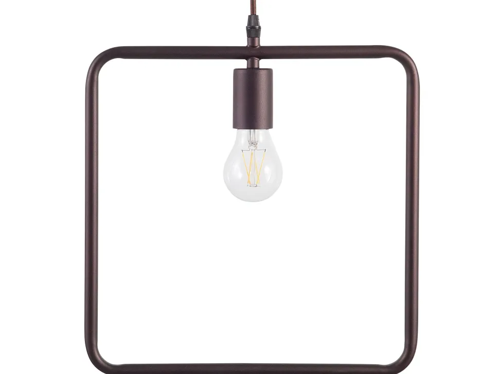 Beliani Riippuvalaisin Metalli Ruskea Lerma Shop