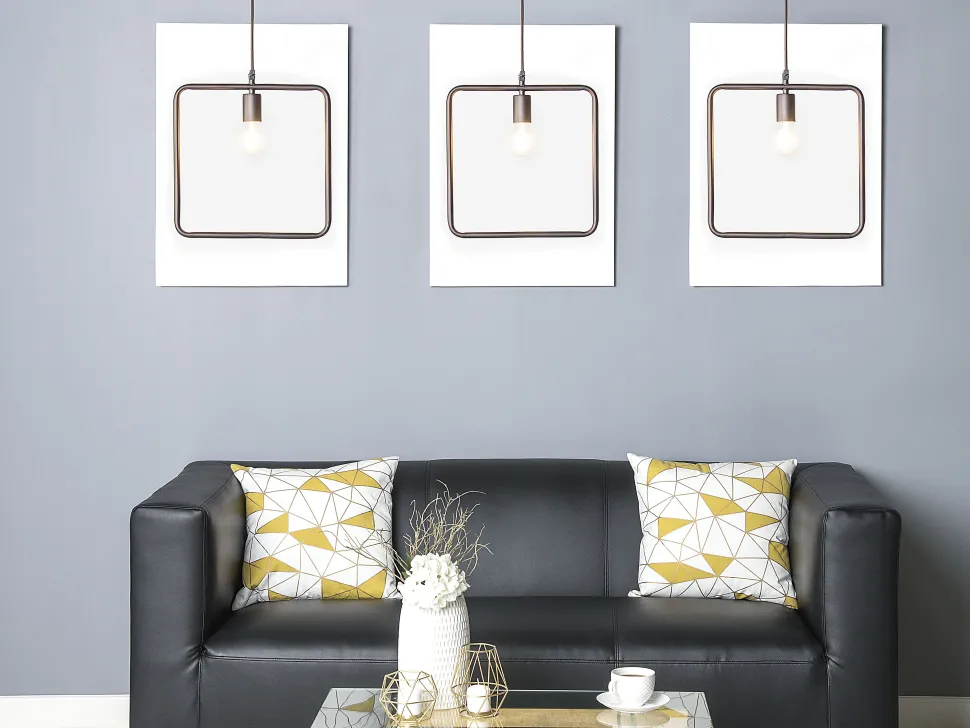 Beliani Riippuvalaisin Metalli Ruskea Lerma Shop