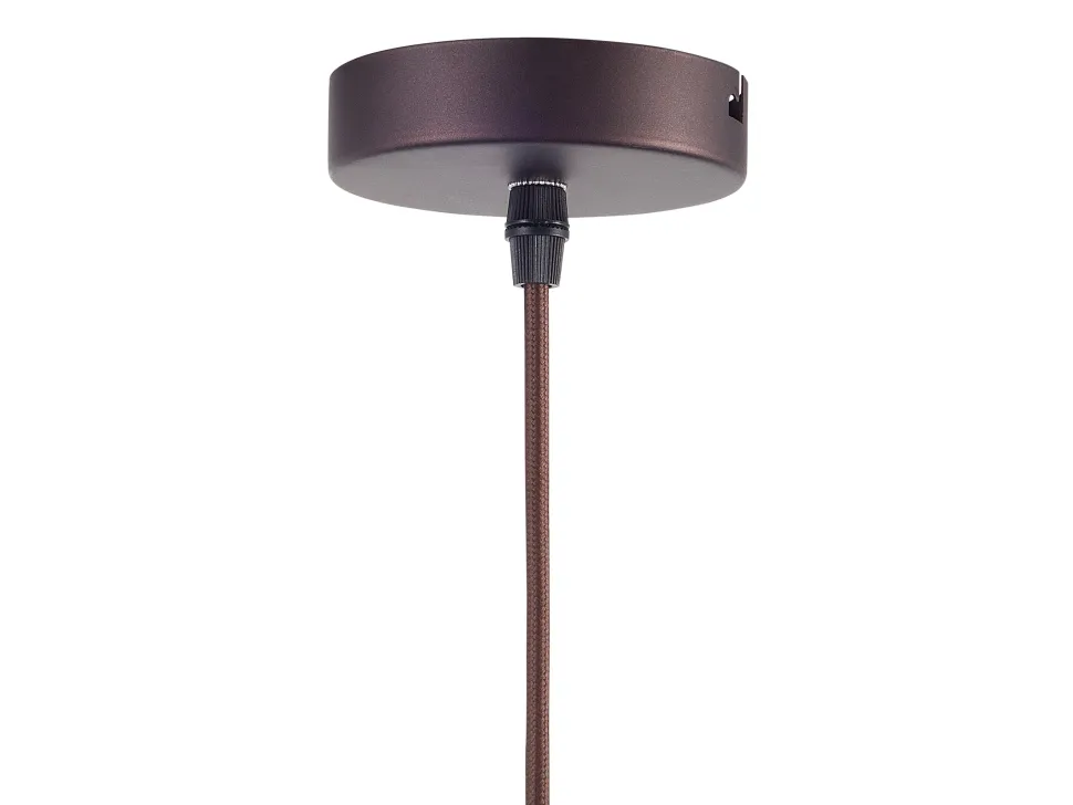 Beliani Riippuvalaisin Metalli Ruskea Lerma Shop