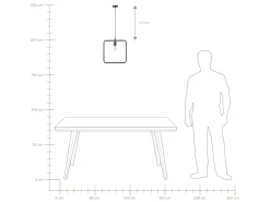 Beliani Riippuvalaisin Metalli Ruskea Lerma Shop