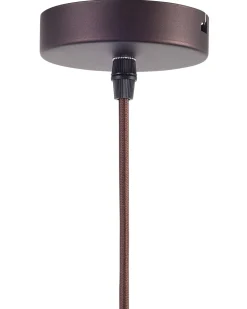 Beliani Riippuvalaisin Metalli Tummanruskea Juruena Flash Sale