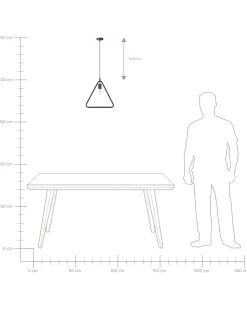 Beliani Riippuvalaisin Metalli Tummanruskea Juruena Flash Sale