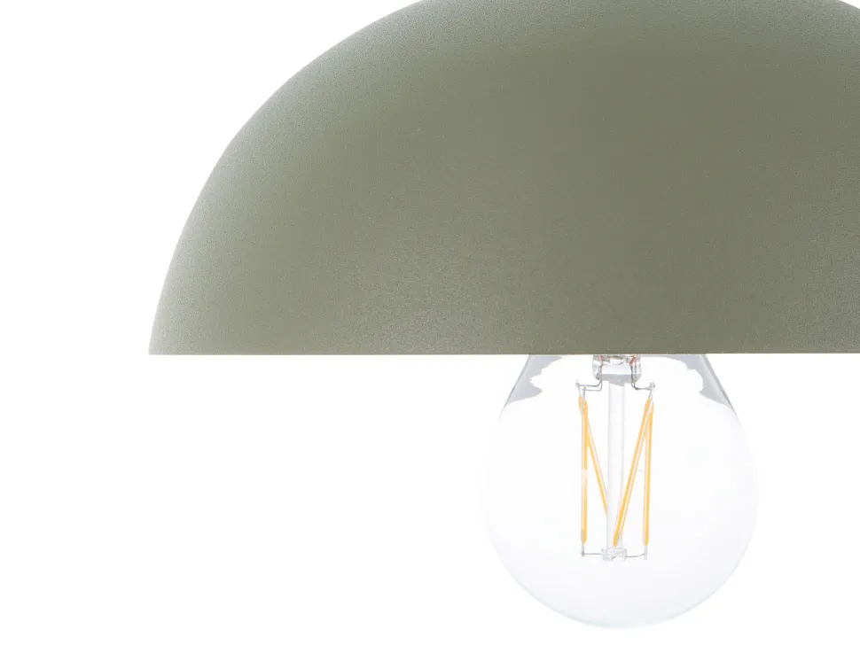 Beliani Riippuvalaisin Metalli Tummanvihrea Esera Fashion