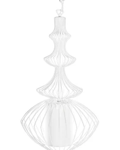 Beliani Riippuvalaisin Metalli Valkoinen Kolva Sale