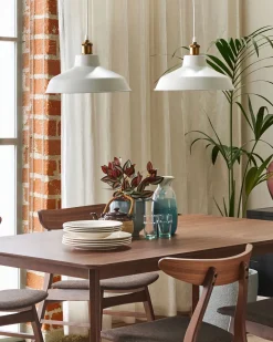 Beliani Riippuvalaisin Metalli Valkoinen Pechora Flash Sale