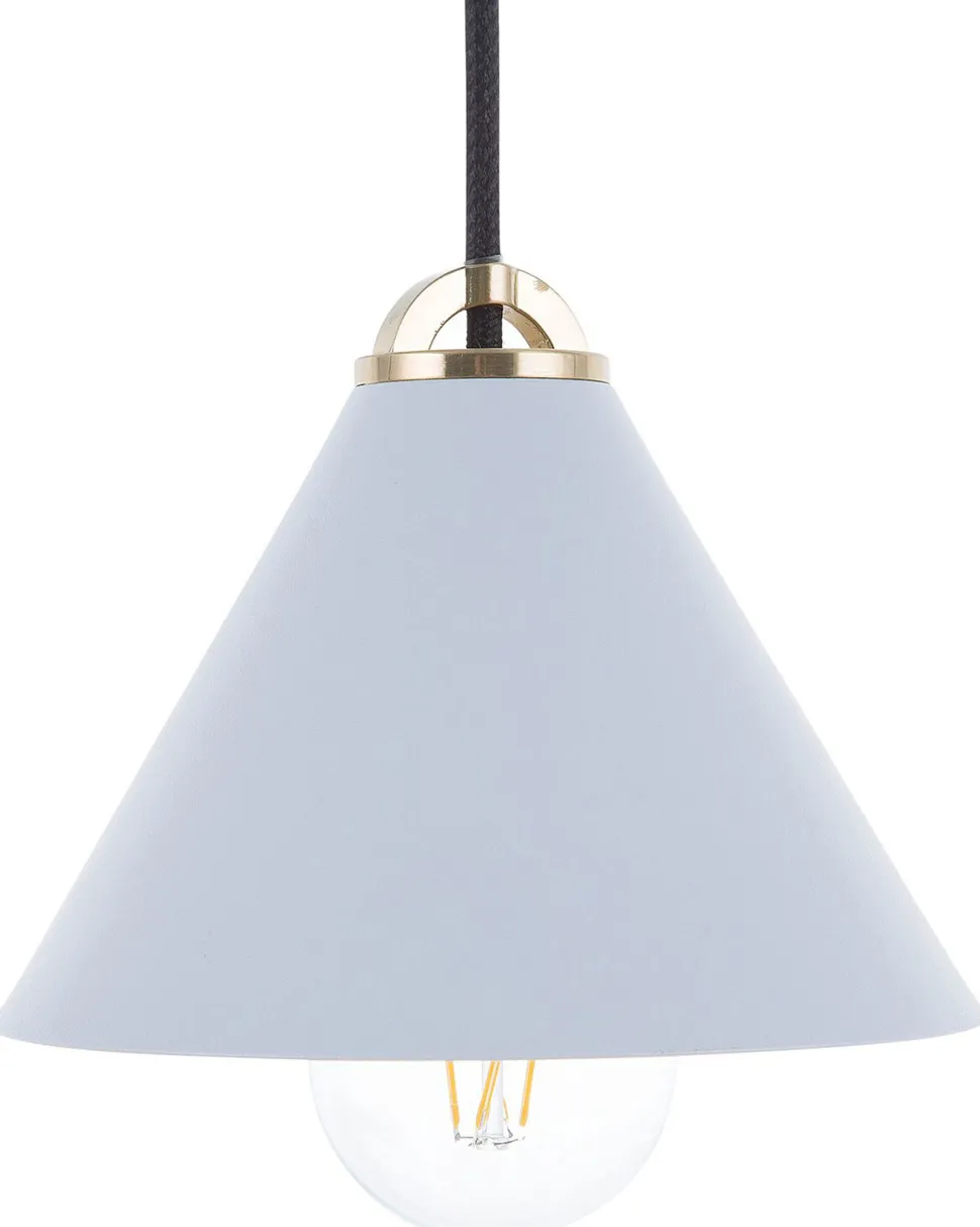 Beliani Riippuvalaisin Metalli Vaaleansininen Aragon Hot