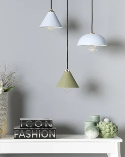 Beliani Riippuvalaisin Metalli Vaaleansininen Aragon Hot