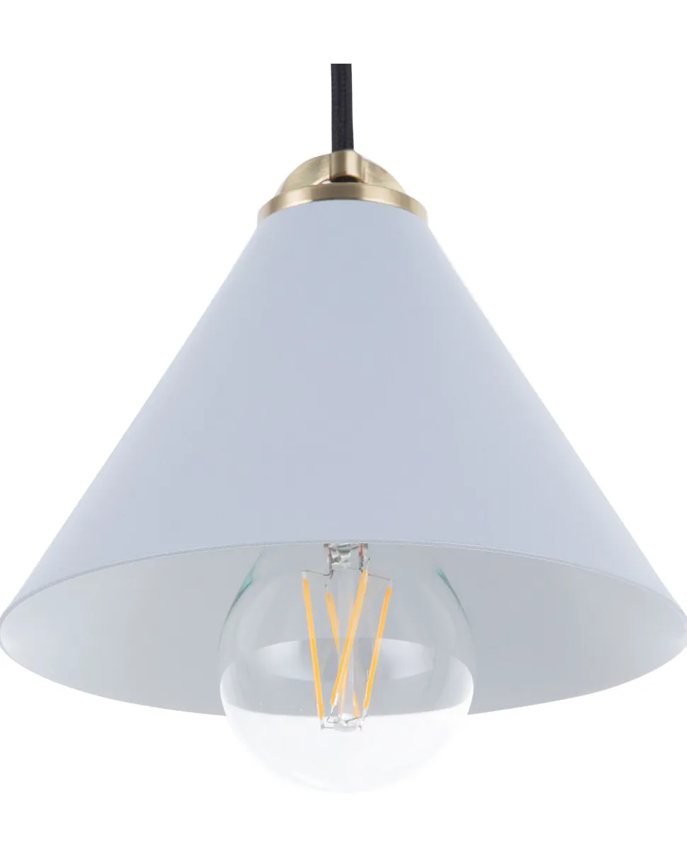 Beliani Riippuvalaisin Metalli Vaaleansininen Aragon Hot