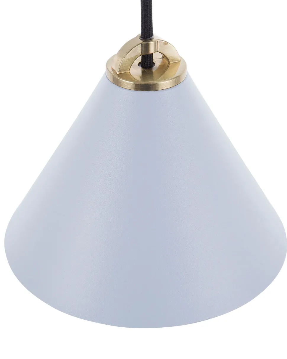 Beliani Riippuvalaisin Metalli Vaaleansininen Aragon Hot