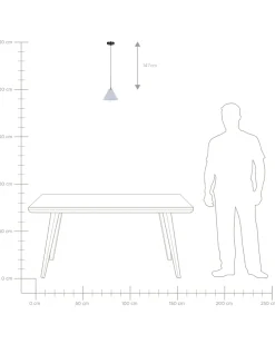 Beliani Riippuvalaisin Metalli Vaaleansininen Aragon Hot