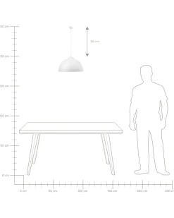 Beliani Riippuvalaisin Metalli Valkoinen Cetina Store