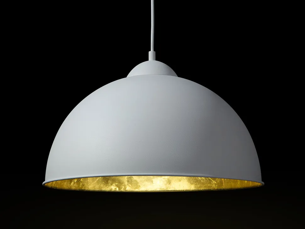 Beliani Riippuvalaisin Metalli Valkoinen Cetina Store