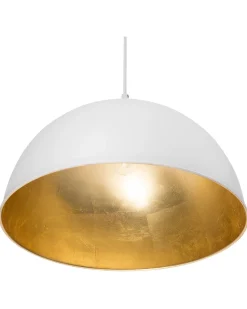 Beliani Riippuvalaisin Metalli Valkoinen Cetina Store