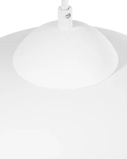 Beliani Riippuvalaisin Metalli Valkoinen Cetina Store