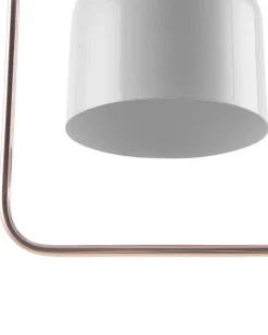 Beliani Riippuvalaisin Metalli Valkoinen Mavone Shop