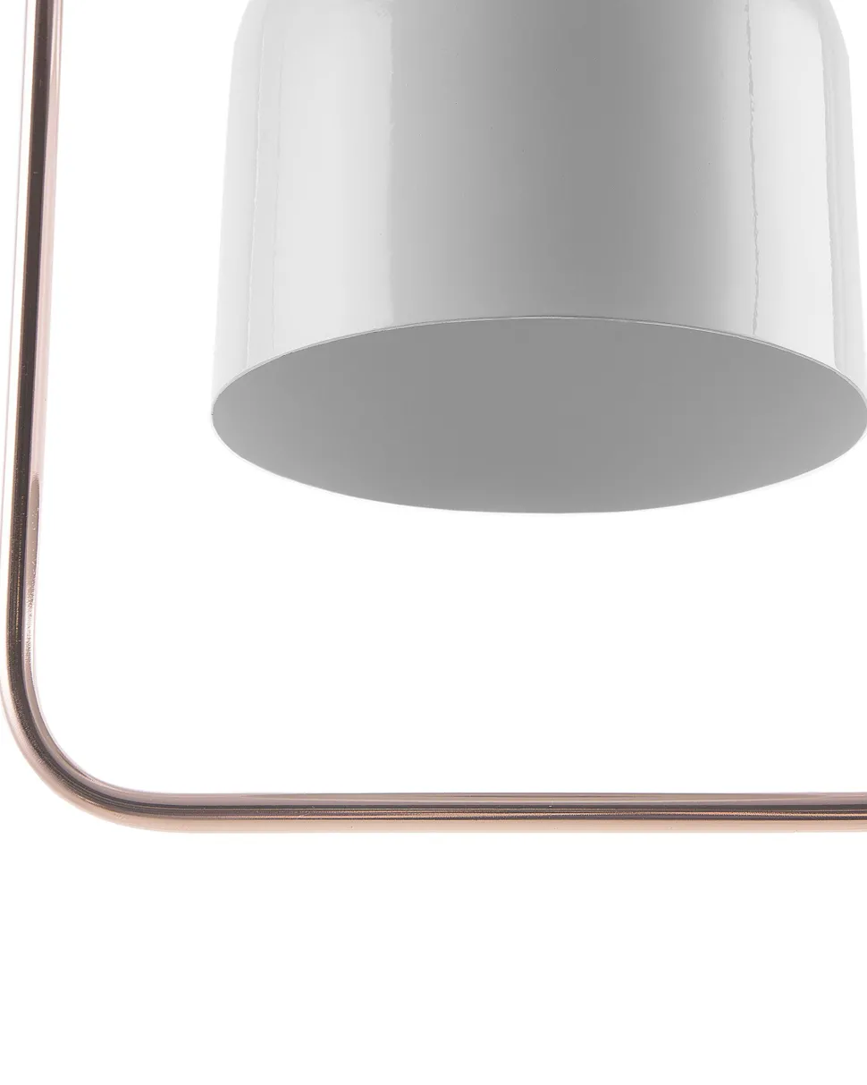 Beliani Riippuvalaisin Metalli Valkoinen Mavone Shop