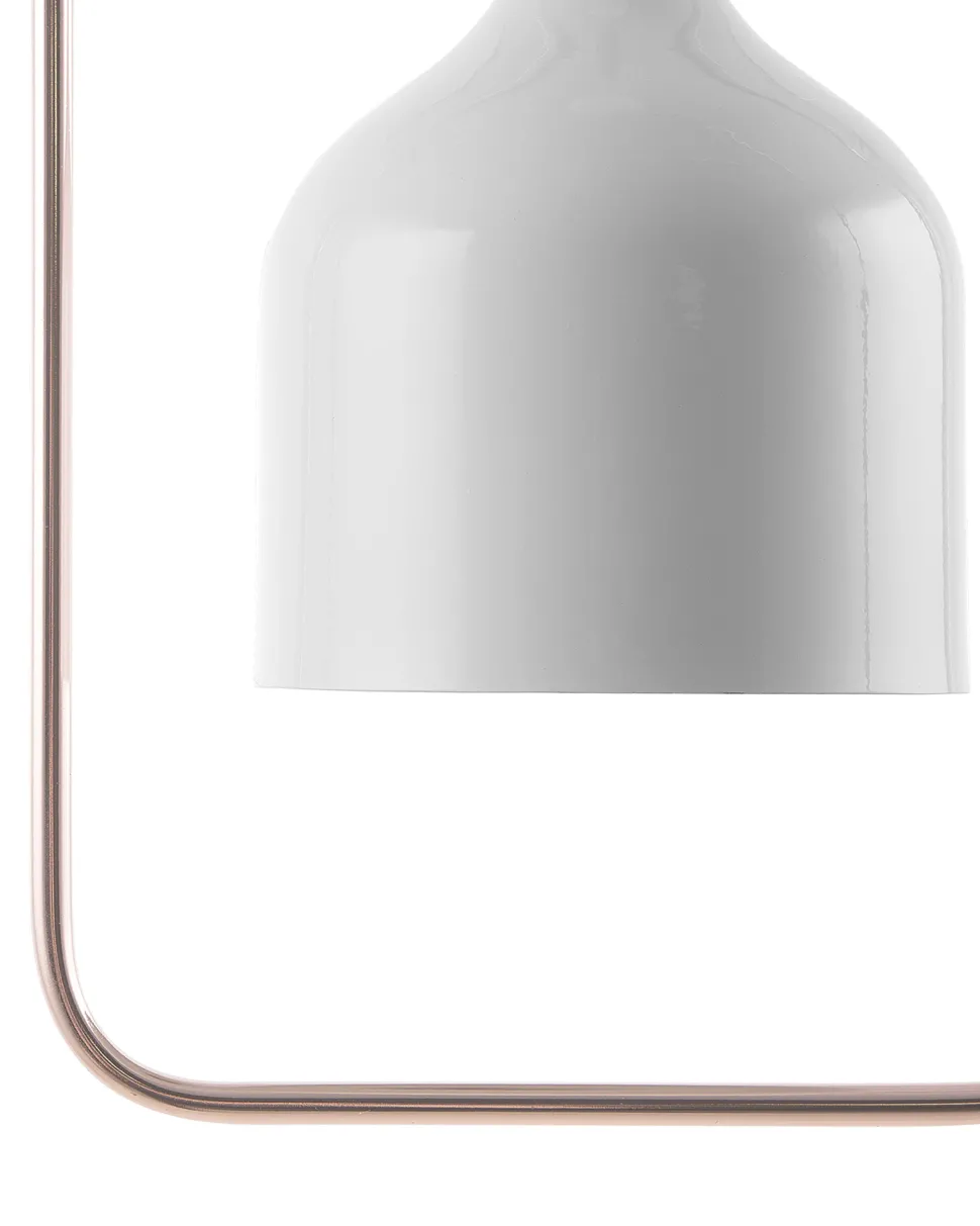 Beliani Riippuvalaisin Metalli Valkoinen Mavone Shop