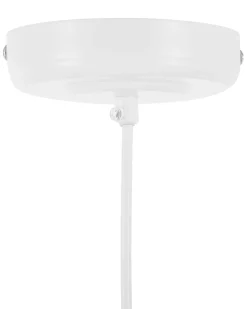 Beliani Riippuvalaisin Metalli Valkoinen Senia Discount