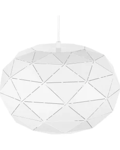 Beliani Riippuvalaisin Metalli Valkoinen Rewa Cheap