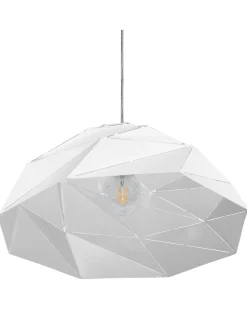 Beliani Riippuvalaisin Metalli Valkoinen Rubicon Fashion